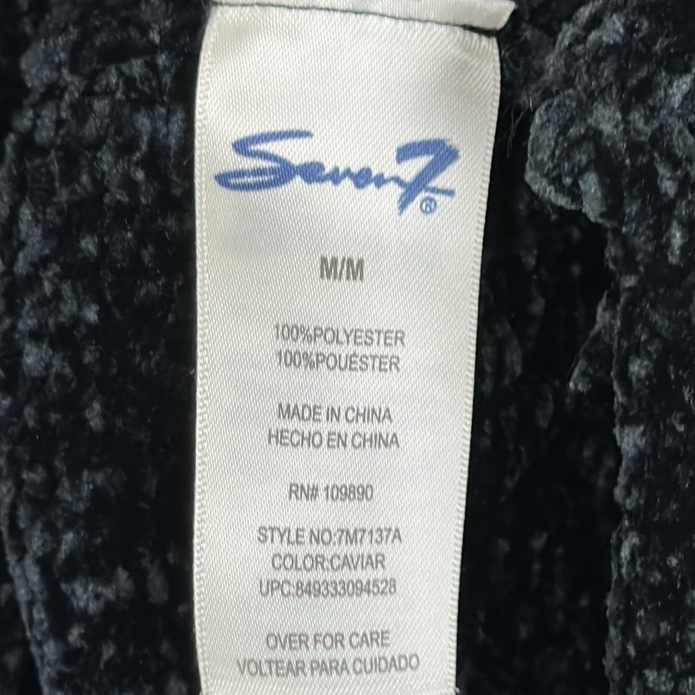 Seven7 ultra-soft black sweater, size M - Picture 6 of 7